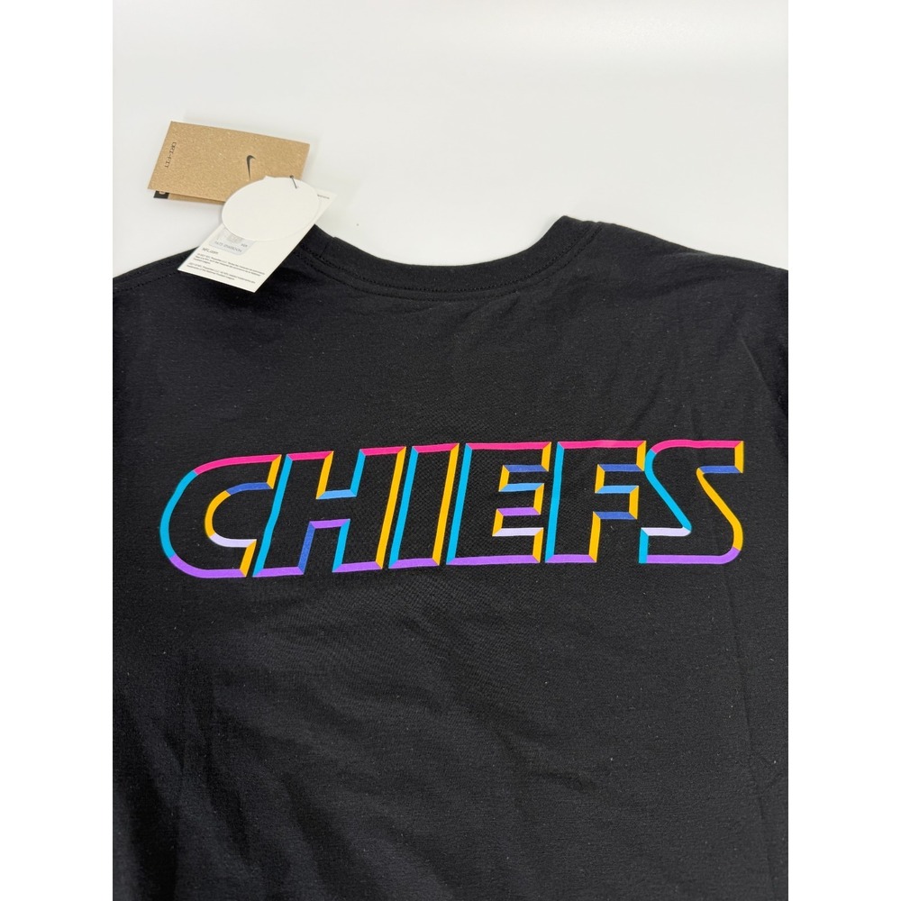 Kansas City Chiefs Nike 2025 NFL Crucial Catch Sideline Logo T-Shirt Mens SZ XL - Picture 5 of 5